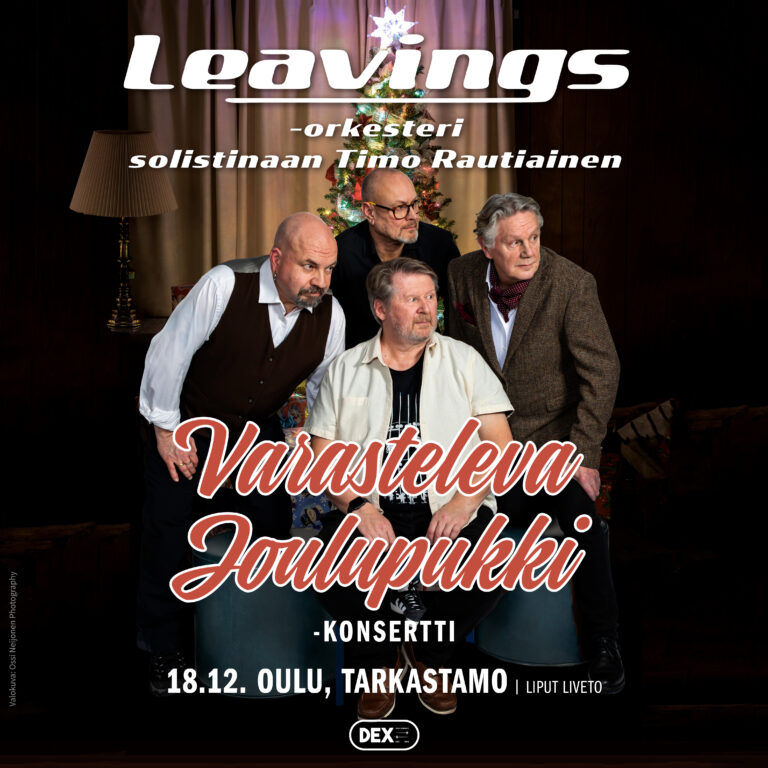 Lea­vings-Orkes­te­ri solis­ti­naan Timo Rau­tiai­nen - Varas­te­le­va Jou­lu­puk­ki